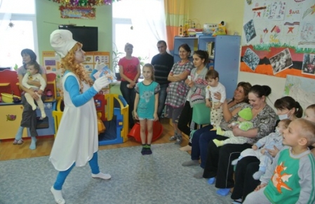 Новогоднее представление в областной больнице