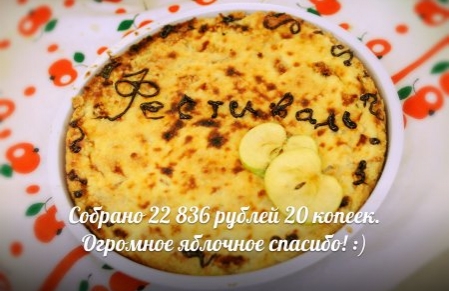 Первый благотворительный фестиваль яблочных пирогов в Калуге